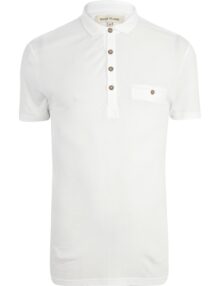 upscale designer clothes of polo shirts