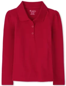 Long Sleeves Girls Polo Shirts