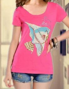 sensual short sleeves t shirt