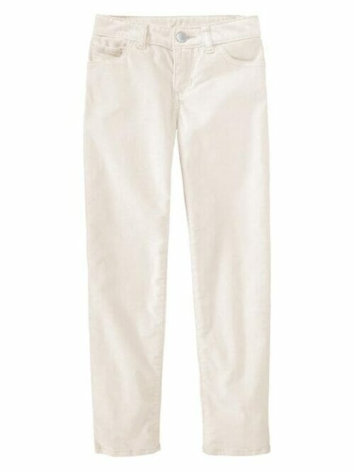 girls twill pants