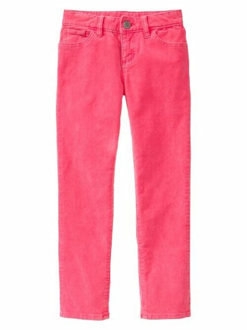 fancy girls twill pants