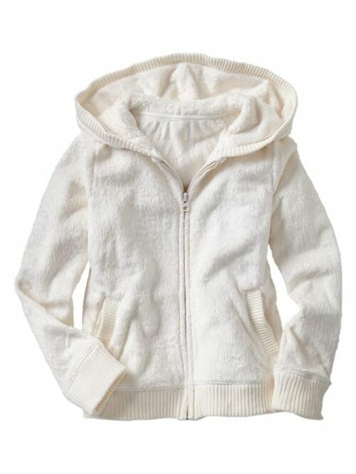 light on girls clothing of hoodies