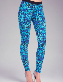 upscale clothing of seductive printed leggings