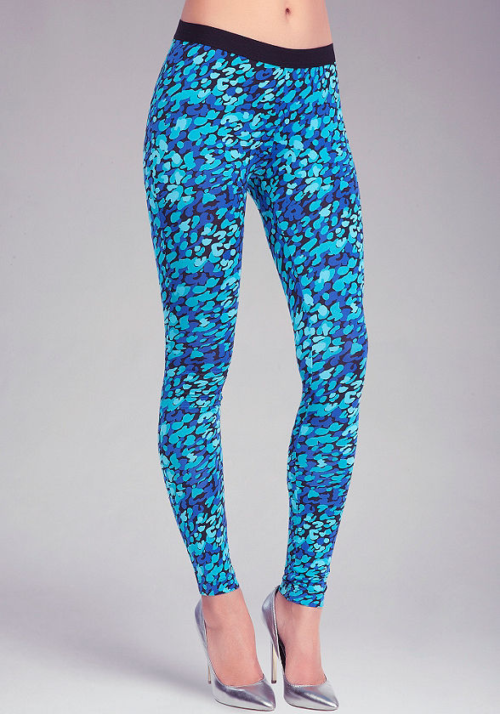 upscale clothing of seductive printed leggings