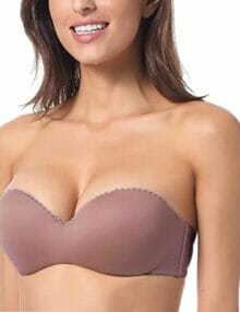 strapless push up bra