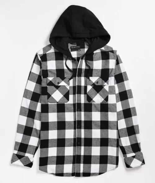 Flannel Hoodie - Image 3