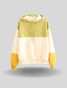 color block hoodie