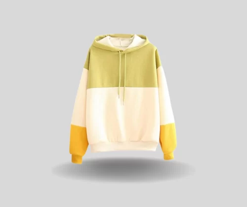 color block hoodie