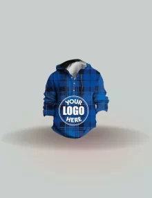 flanel hoodie