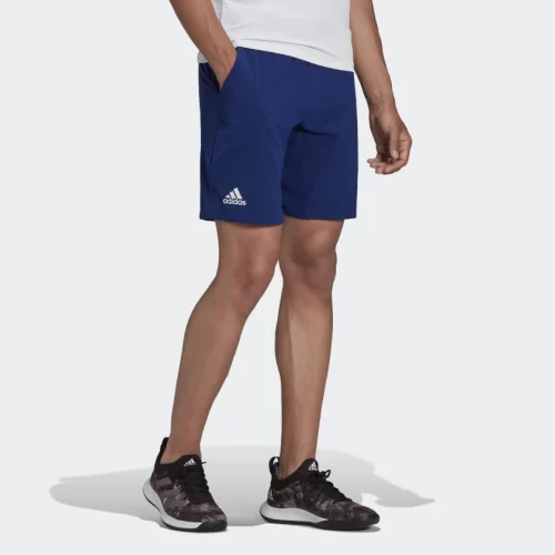 blue tennis shorts