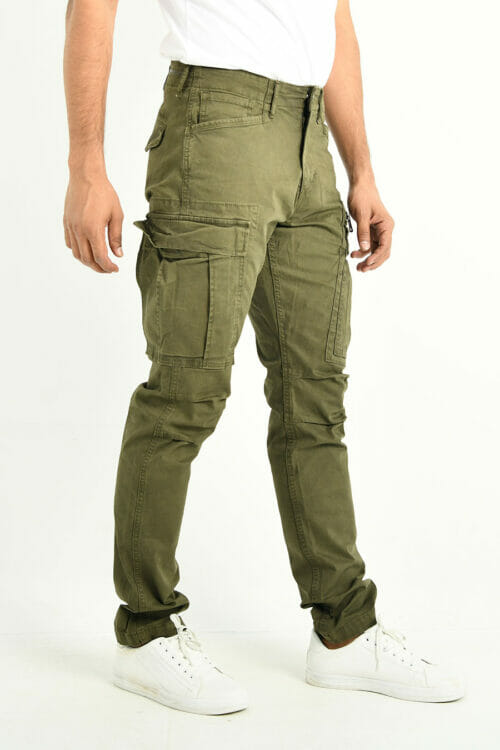 cargo denim pants