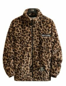 leopard fleece jacket