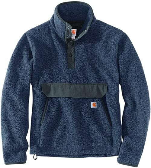 relaxed fit fleece pullover