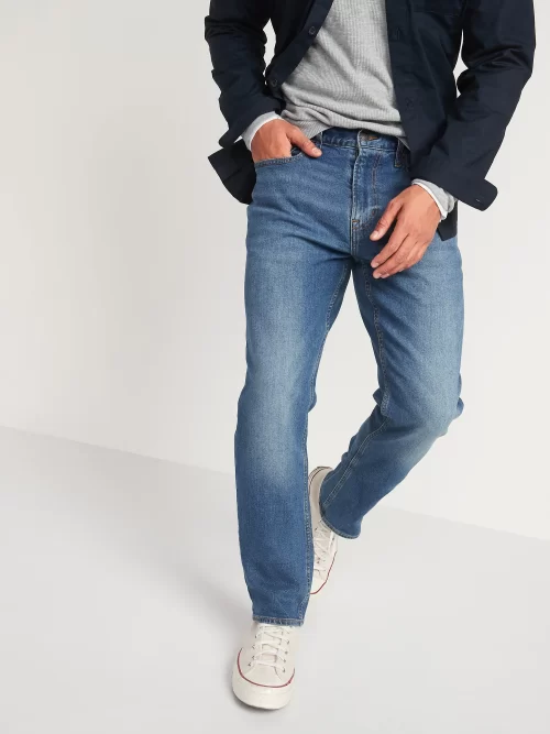 straight leg jeans