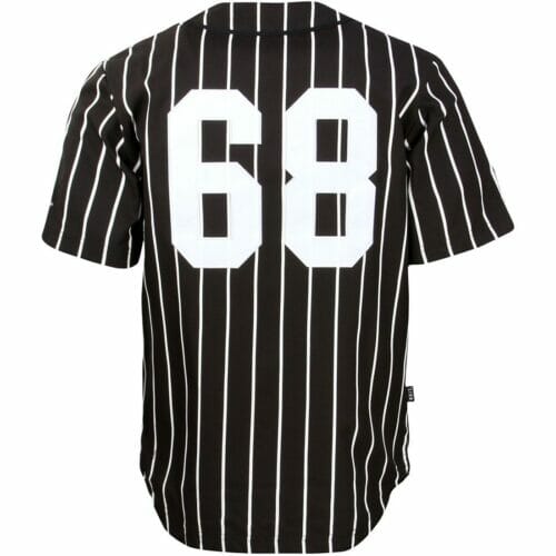 black baseball jersey