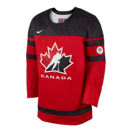 black red canada hockey jersey