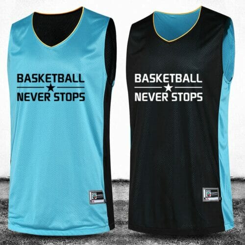 reversible basketball jersey