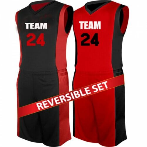 reversible basketball team jersey