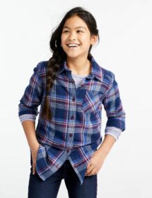 girls flannel shirt