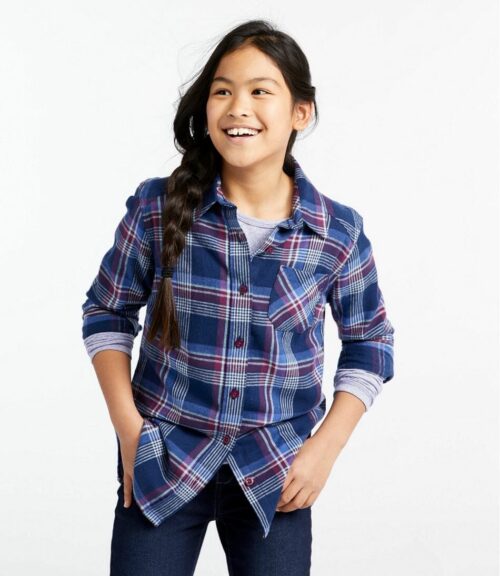 girls flannel shirt