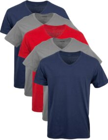 gildan v neck t shirts