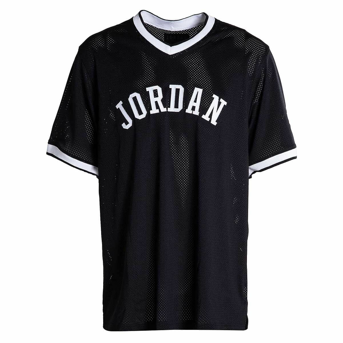 jordan black white baseball jersey