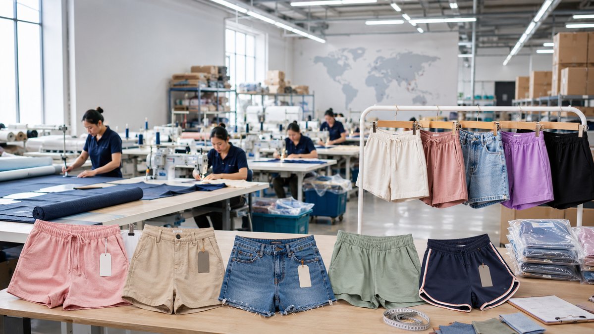 Minmax Textile - Ladies Shorts Pants Manufacturer